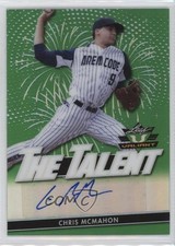 2020 Leaf Valiant The Talent Green Prismatic /99 Chris McMahon #TT-CM4 Auto nd3