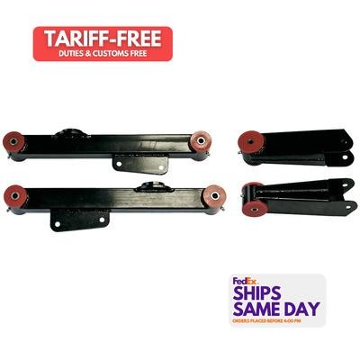 Proform 68070, Kit Black Steel Rear Upper & Lower Cont. Arms - Fits 79-98 Mustan