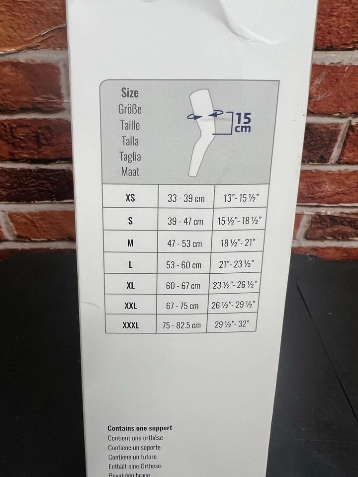 Rodillera DonJoy Drytex Sport con bisagras soporte envolvente - pequeña, caja nueva Foto 3 de 4