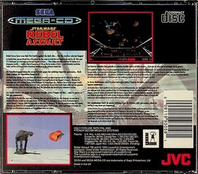 STAR WARS REBEL ASSAULT Sega MEGA-CD Game COMPLETE With Booklet PAL 1993 Rare NM