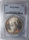 1923-P Philadelphia Peace Dollar PCGS MS63 **Beautifully Toned**