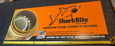 Cash Acme SharkBite Connection System advertising sign 35" x 14" - unit has wear