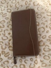 Leather Travel Passport Credit Card Holder