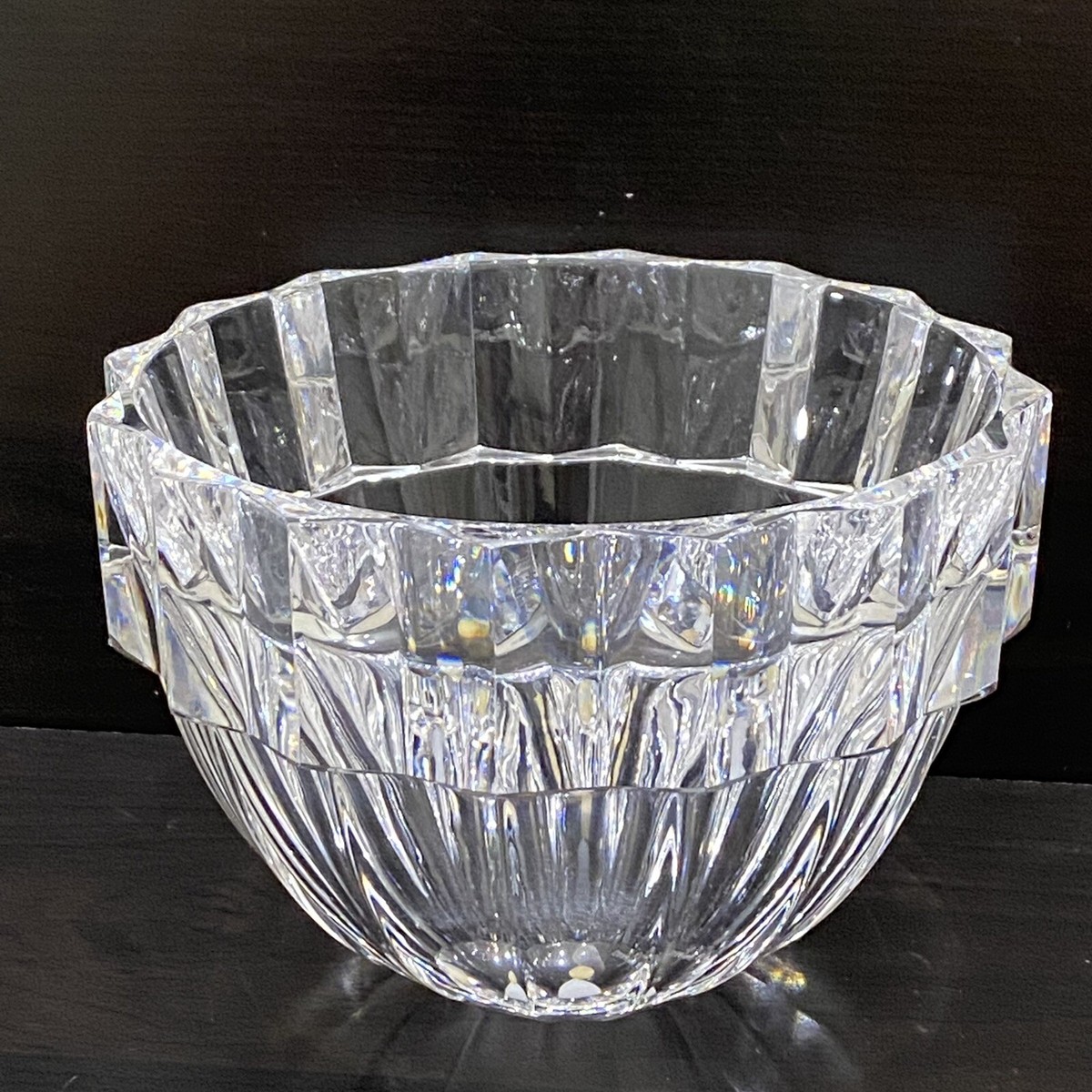 Rare Orrefors Sweden Signed EL 9076-61 Erika Lagerbielke 6” Zodiac