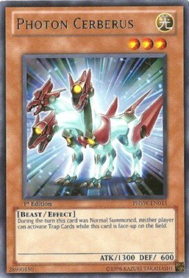 Photon Cerberus - PHSW-EN015 - Rare - Unlimited Edition x3 - Near Mint