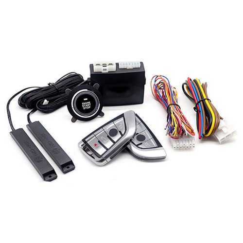 Engine Remote Start Push Start-Stop Button Start Ignition System Central Locking - Picture 3 of 7
