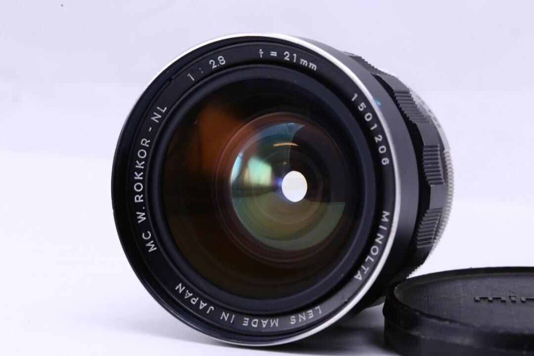 MINOLTA MC W ROKKOR-NL 21mm f/2.8レンズ Minolta MC W.Rokkor-NL 21mm F/2.8 | LENS-DB.COM