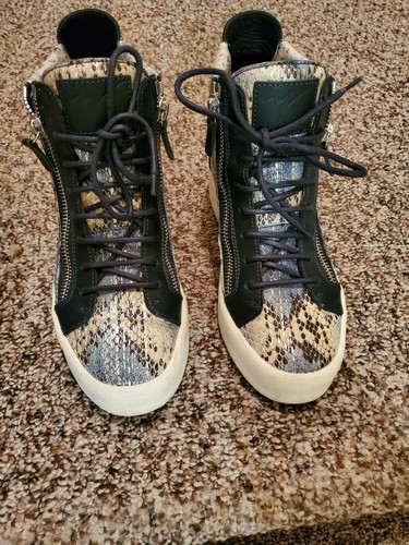 giuseppe zanotti python sneakers