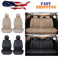 New For Lexus Leather Car Seat Covers 5-seats Front Rear Full Set Protectors New For Lexus Leather Car Seat Covers 5-seats Front Rear Full Set Protectors