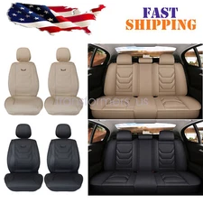 New For Lexus Leather Car Seat Covers 5-Seats Front & Rear Full Set Protectors