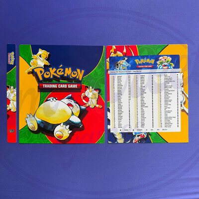 Vintage Style Pokémon Base Set Binder | Pokémon Base Set TCG