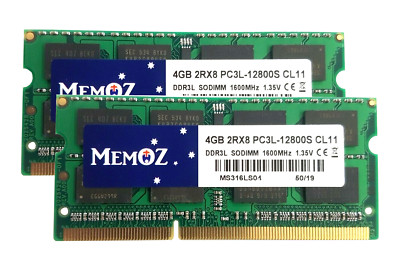 8GB (2x4GB) RAM for Apple Macbook Pro iMac MacMini 2011 2012 2013 2014 DDR3L 