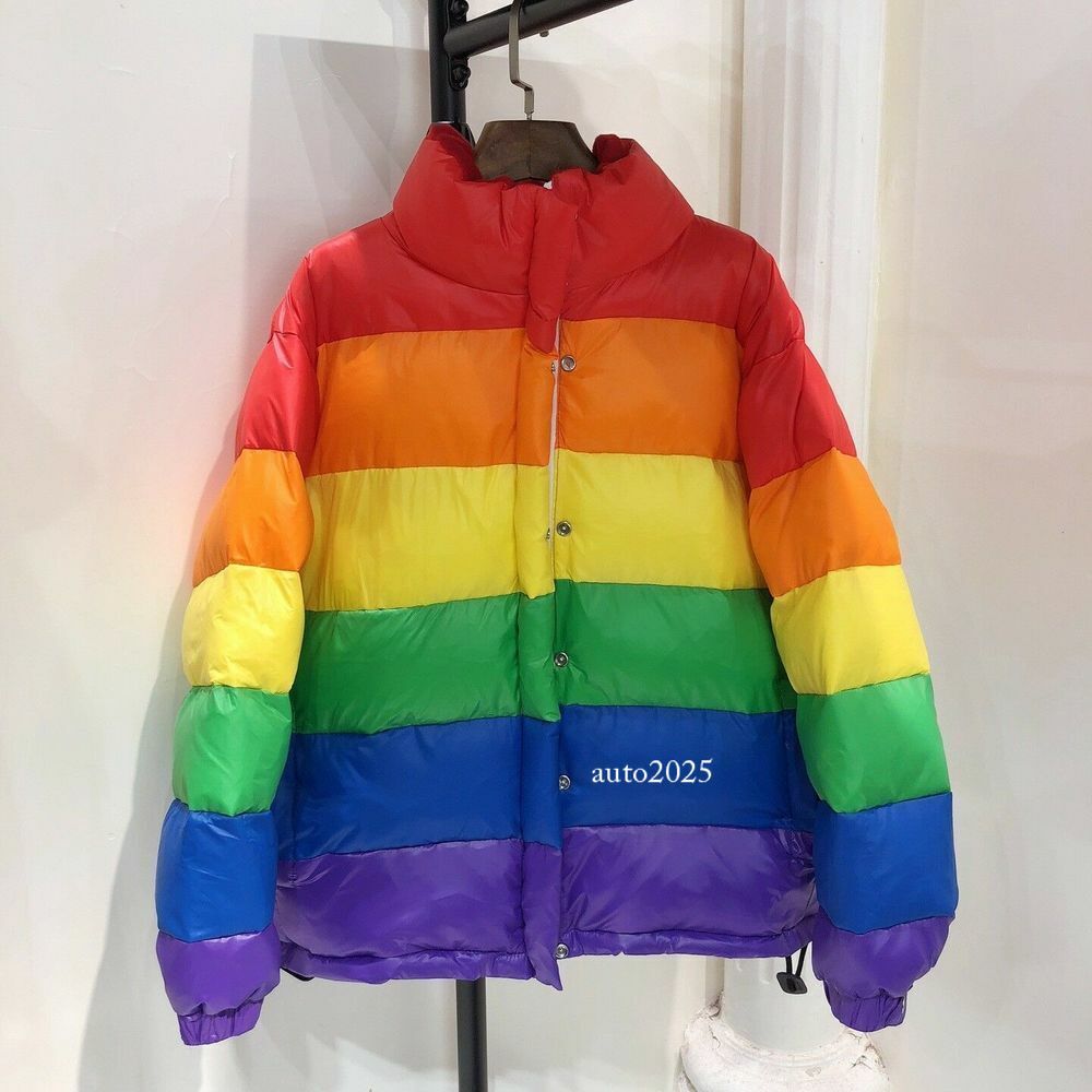 Long Puffer Multicolor Puffer Jacket Women's Women Colorful