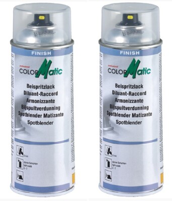2x 400ml ColorMatic Beispritzlack Spotblender Spotrepair 114229 4048500114229