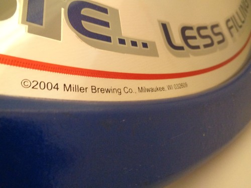 Miller Lite Pilsner Beer Mirror Oval Bar Sign 2004 - Picture 10 of 17