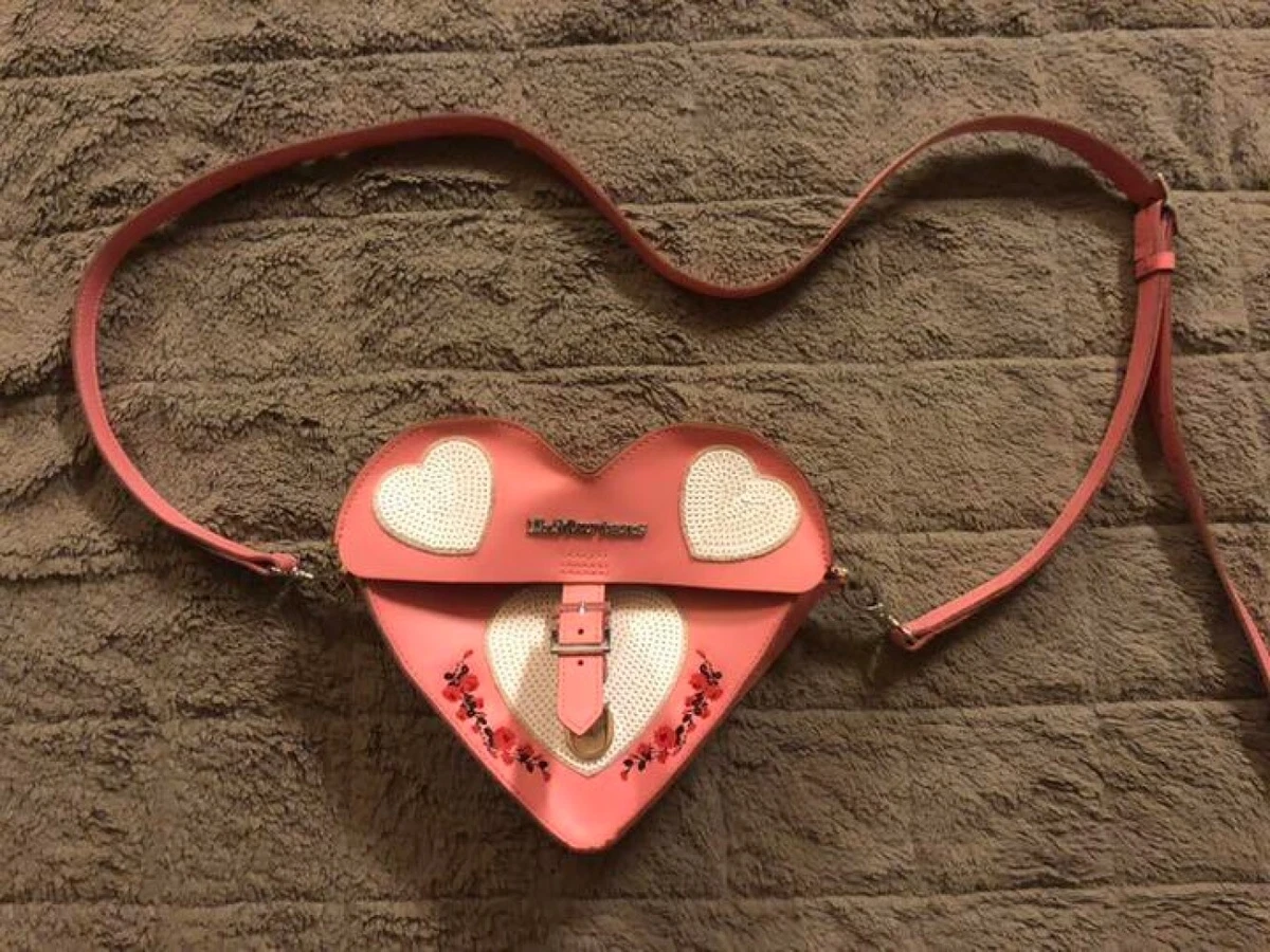 Dr. Martens 2019 Valentine's Limited Heart Bag Pink Leather