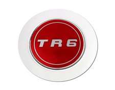 Triumph TR6 Red Logo Permit Holder