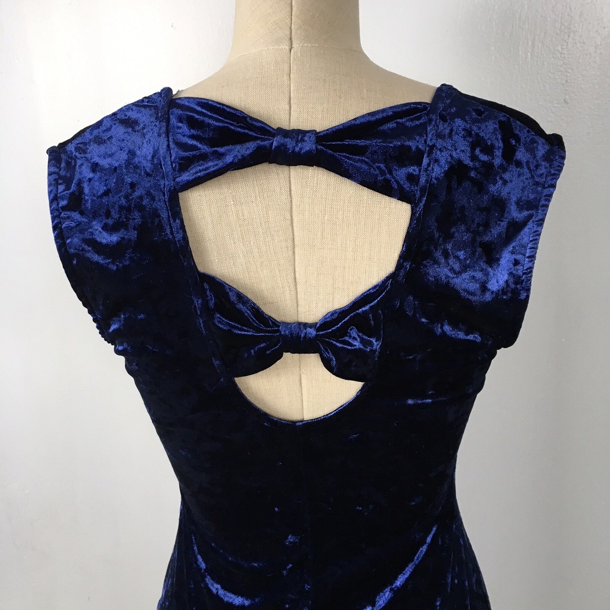 Forever 21 - Velvet Women's Bodycon Blue Dress Sleeveless Size M | eBay