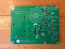 Signal Tracer Printed Circuit Board -  Antique Radio - Tube Amp -AF & RF sniffer
