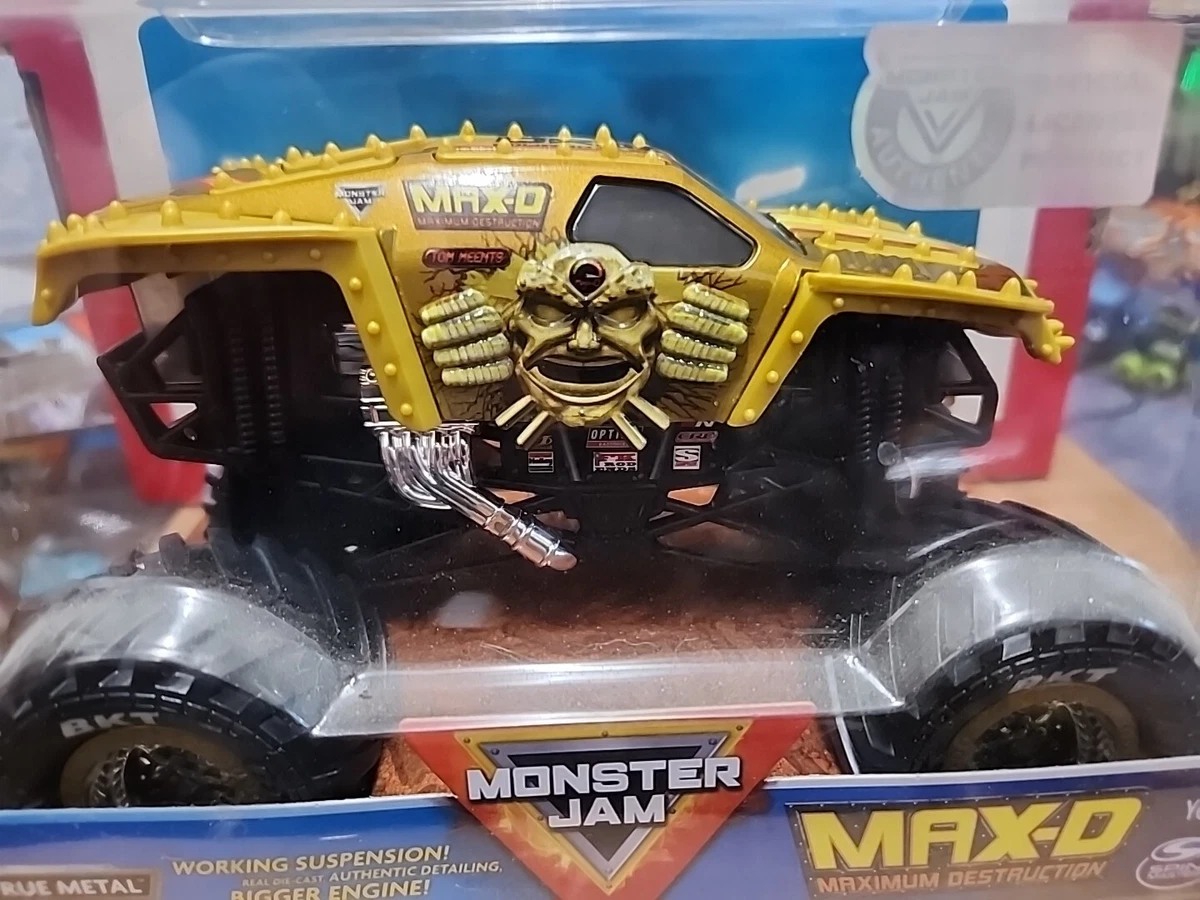 Spin Master Monster Jam Max D Gold 1 24 Scale