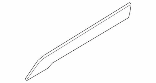 Moldura lateral de carrocería para Ford Transit Connect 2004-2018 (N/P Dt1Z6120878Bb)