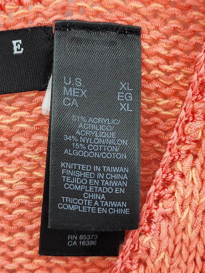 Cardigã Crazy Horse Collection suéter feminino XL botão para cima robusto boho - Imagem 4 de 4