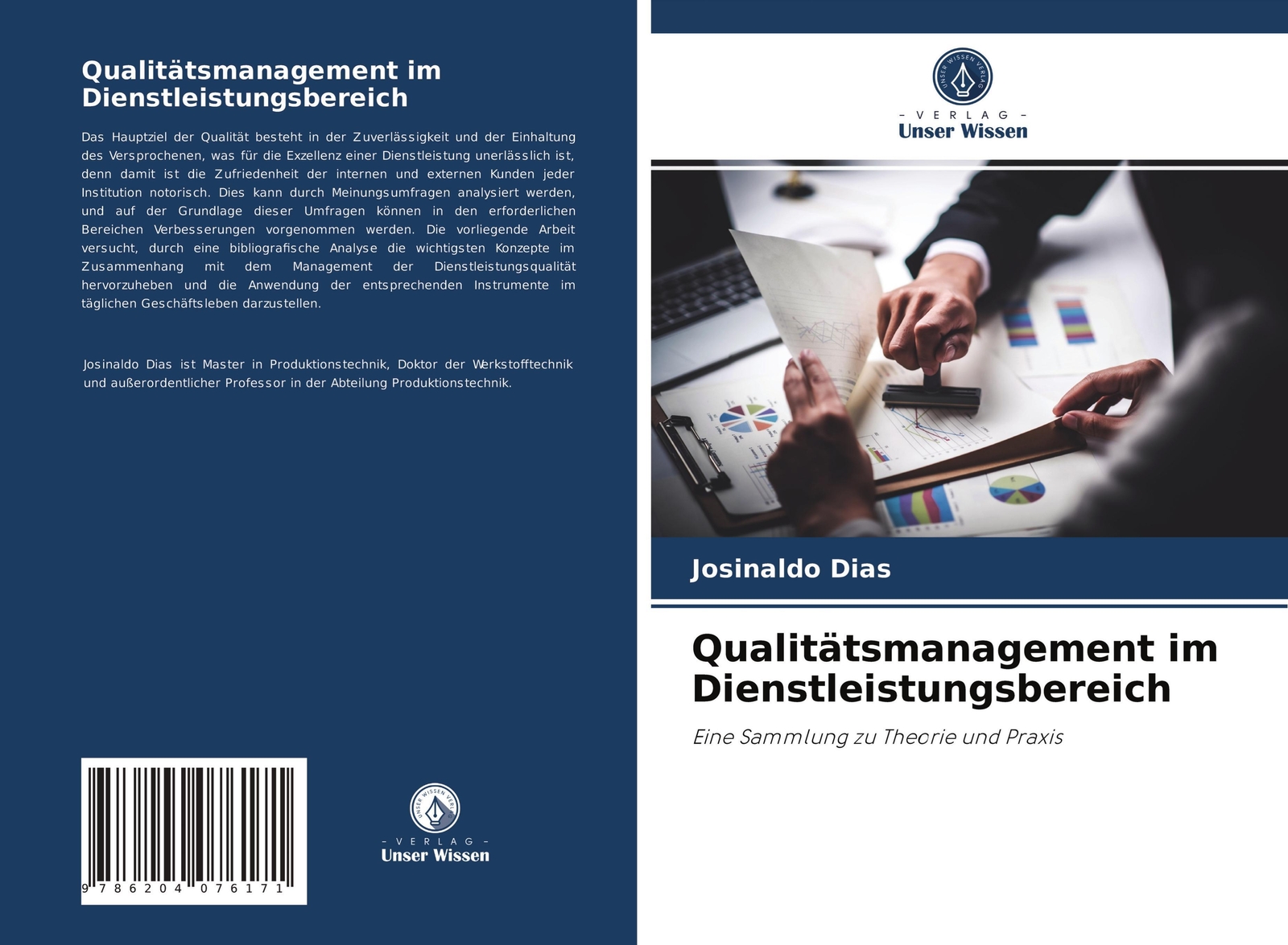 Thumbnail - Qualitätsmanagement Dienstleistungsbereich Josinaldo Dias Taschenbuch