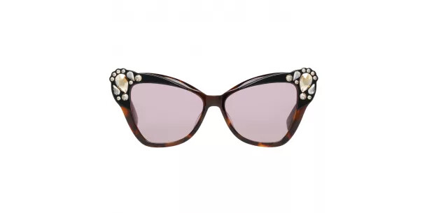 【送料&関税込】Dsquared2 Cat-eye Sunglasses DSQUARED2 MISFITS DQ 0327 56Y Tortoise Cat Eye Sunglasses 53