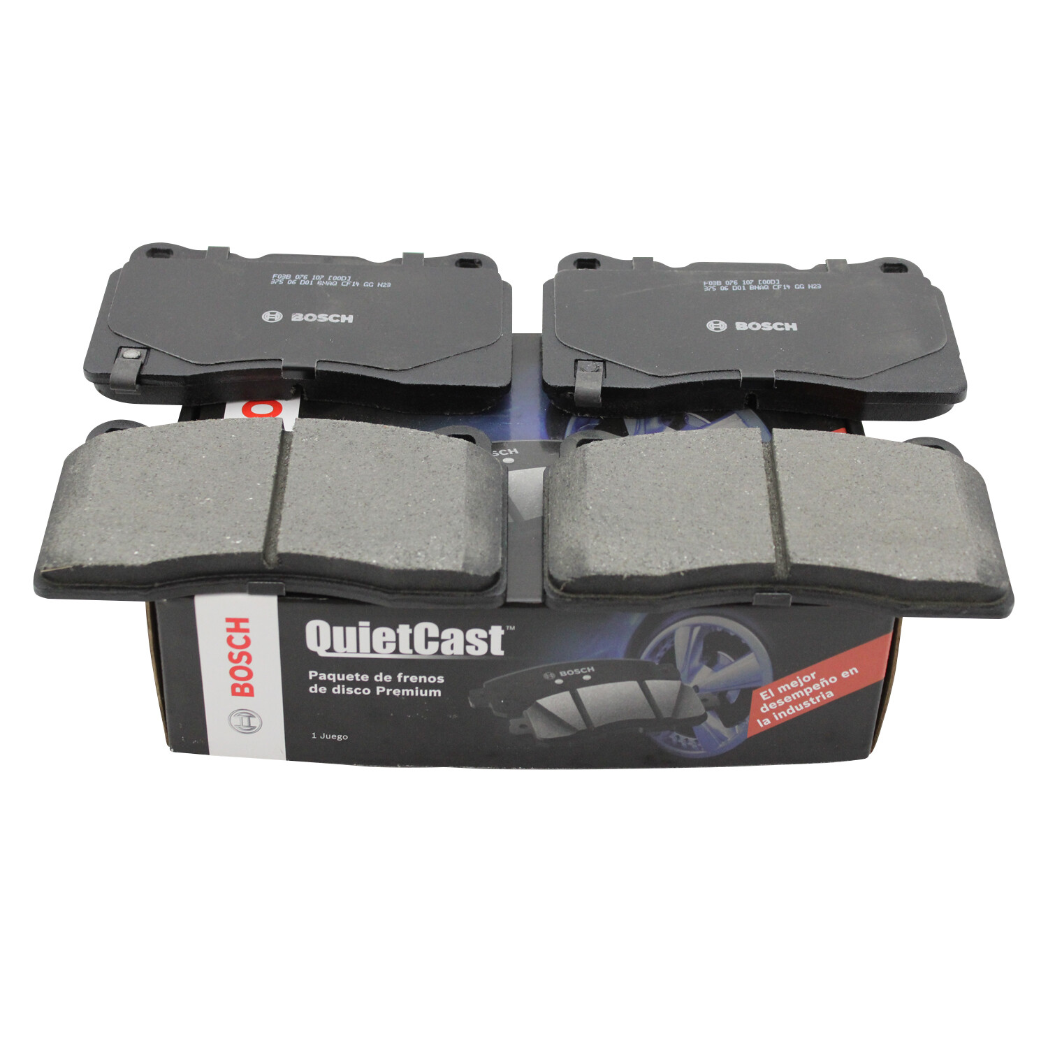Bosch QuietCast Ceramic Brake Pad Set for ATS Camaro Pantera Lancer Impreza S60