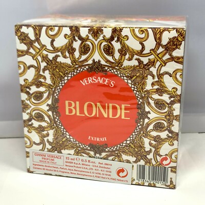 希少❗️VERSACE'S BLONDE EXTRAIT ヴェルサーチブロンド Versace Blonde 0.5oz Women's Perfume for sale online | eBay