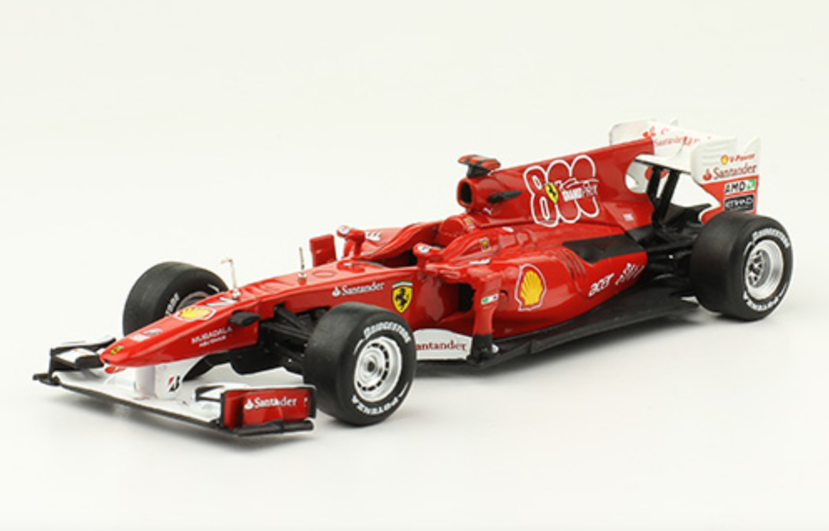 Ferrari F10 2010 Felipe Massa Rare Formula 1 F1 Diecast Car 1:43