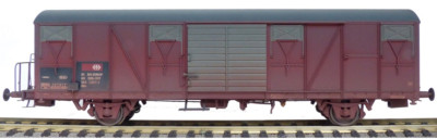 Exact Train EX22067 Gedeckter Güterwagen Gbs EUROP SBB verschmutzt  Ep. V H0 DC