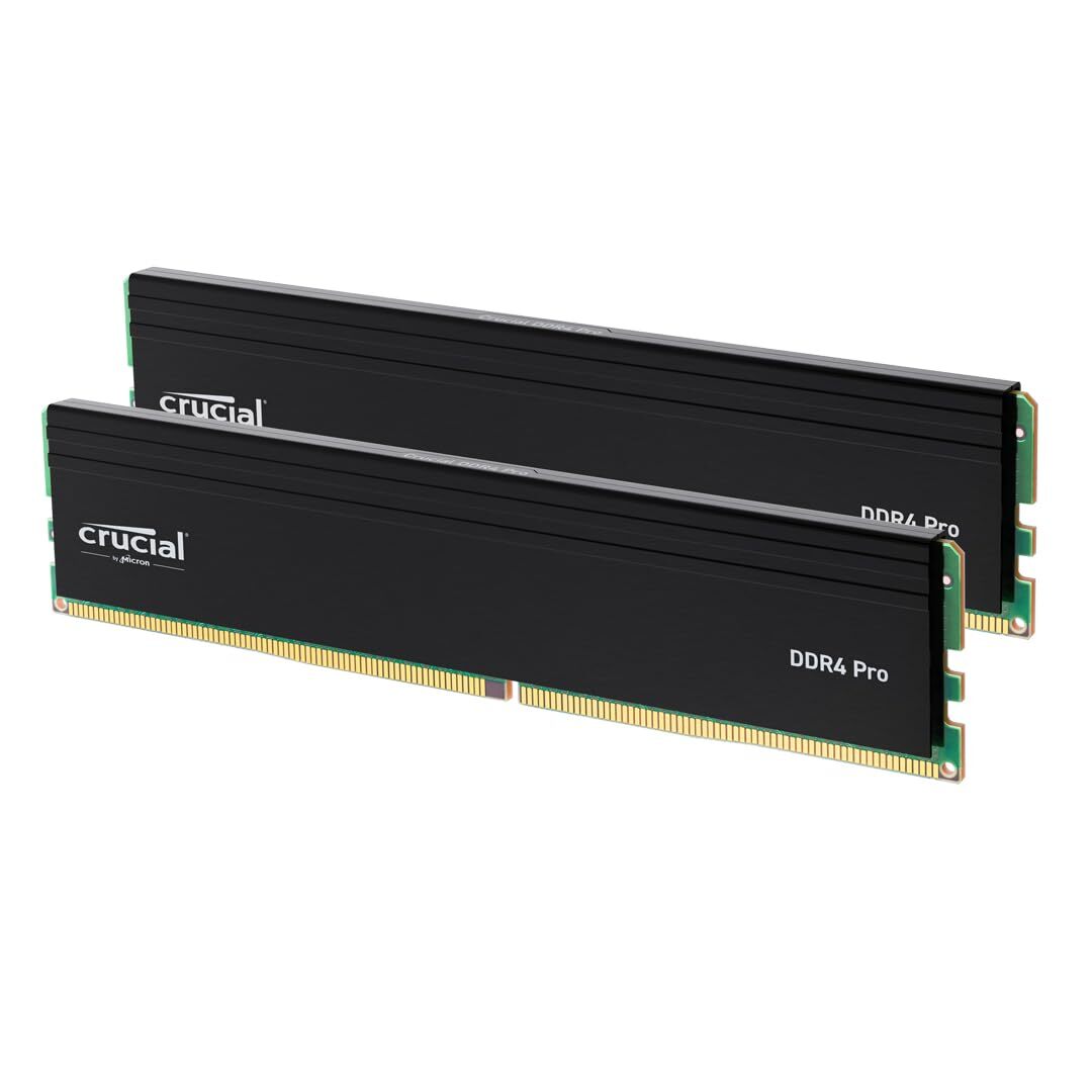 メモリー crucial DDR4 3200 64GBkit (32GBx2) Crucial 64GB DDR4 3200MHz RAM Kit 32GBx2 PC25600 UDIMM for