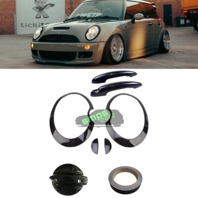 Gen 1 MINI R53 Hatchback Full Dechrome Package For models with (Xenon Lights)