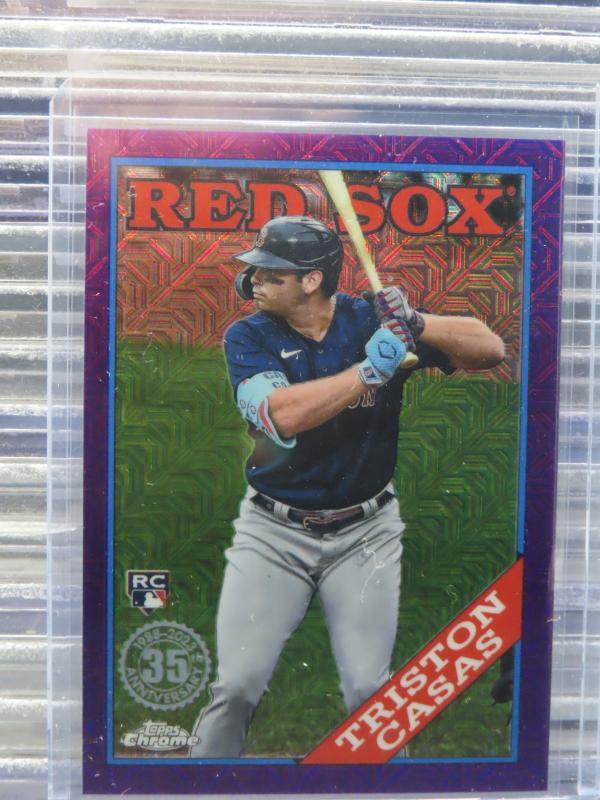 2023 Topps Silver Pack Triston Casas 1988 Purple Refractor Rookie RC #53/75 #59