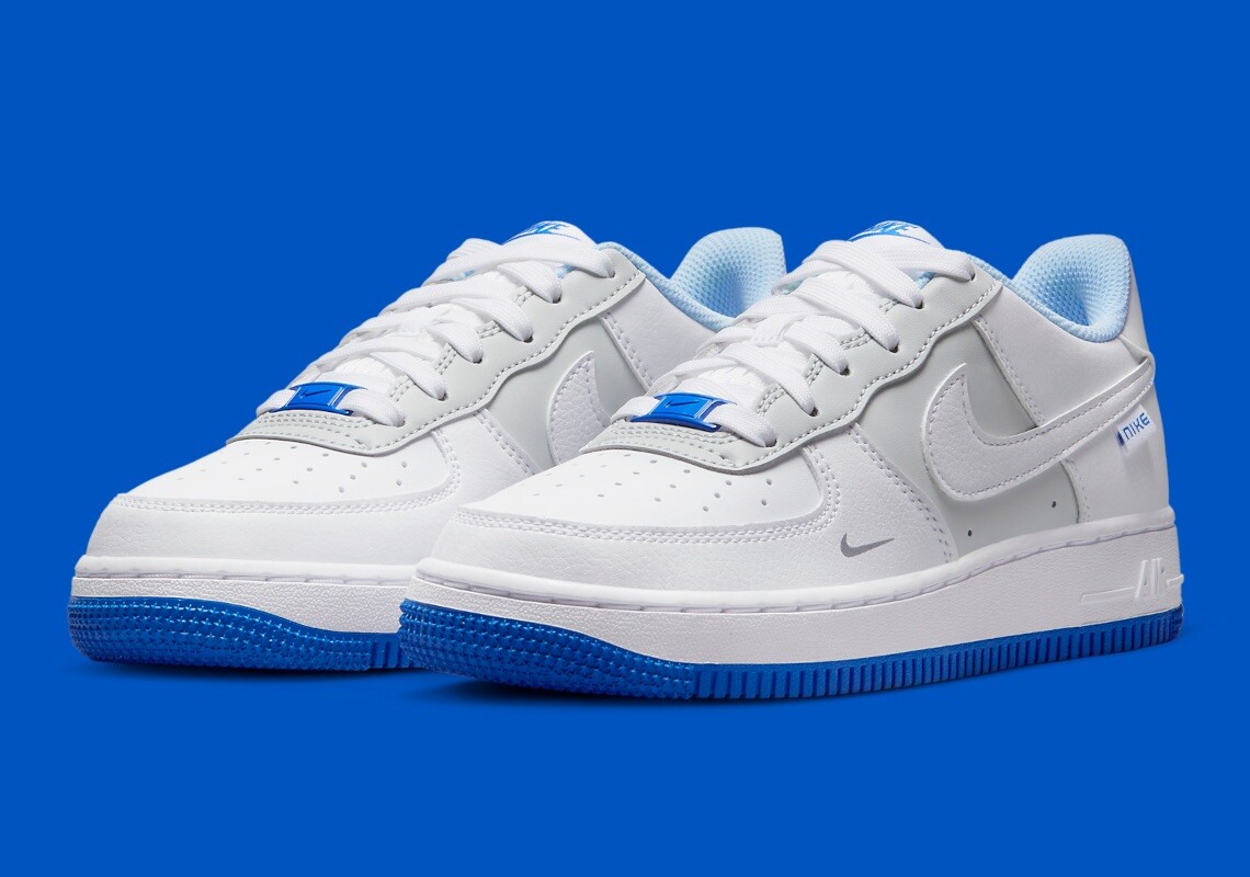 Nike Air Force 1 Low LV8 Photon Dust Blue White Shoes FB1844 Nike Air Force 1 Low LV8 Photon Dust Blue White Shoes FB1844