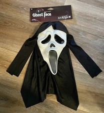 NEW Scream Ghost Face Adult Hooded Halloween Mask Fun World 2022