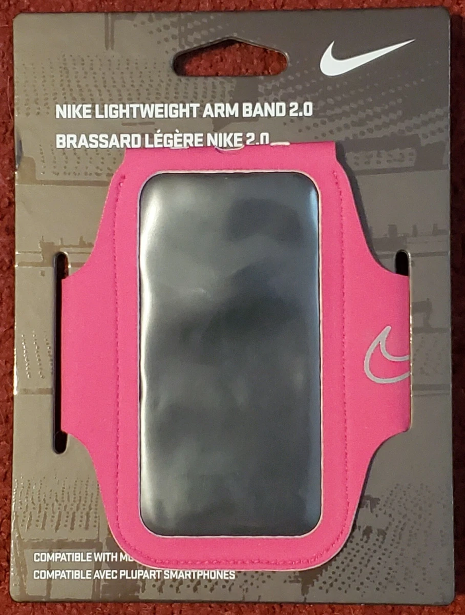 Sociologie nood voldoende Nike Lightweight Armband 2.0 Running Training Gym Fitness Cellphone Case  Pink | eBay