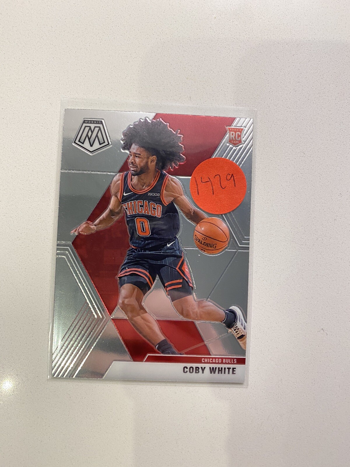 Coby White 2019-2020 Mosaic Rookie #211 Chicago Bulls RC