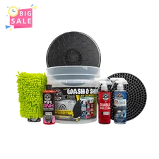 Chemical Guys Professional Wash & Shine Car Cleaning Kit (7 Essential Products)