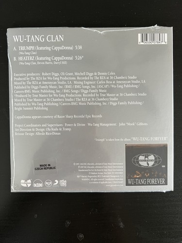 7" Silver Vinyl | Wu-Tang Clan Featuring Cappadonna | Triumph | Heaterz - Picture 2 of 4