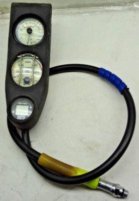 Sherwood 3 Gauge SCUBA Dive Console Pressure Depth Temperature Gage FREE SHIP!!!