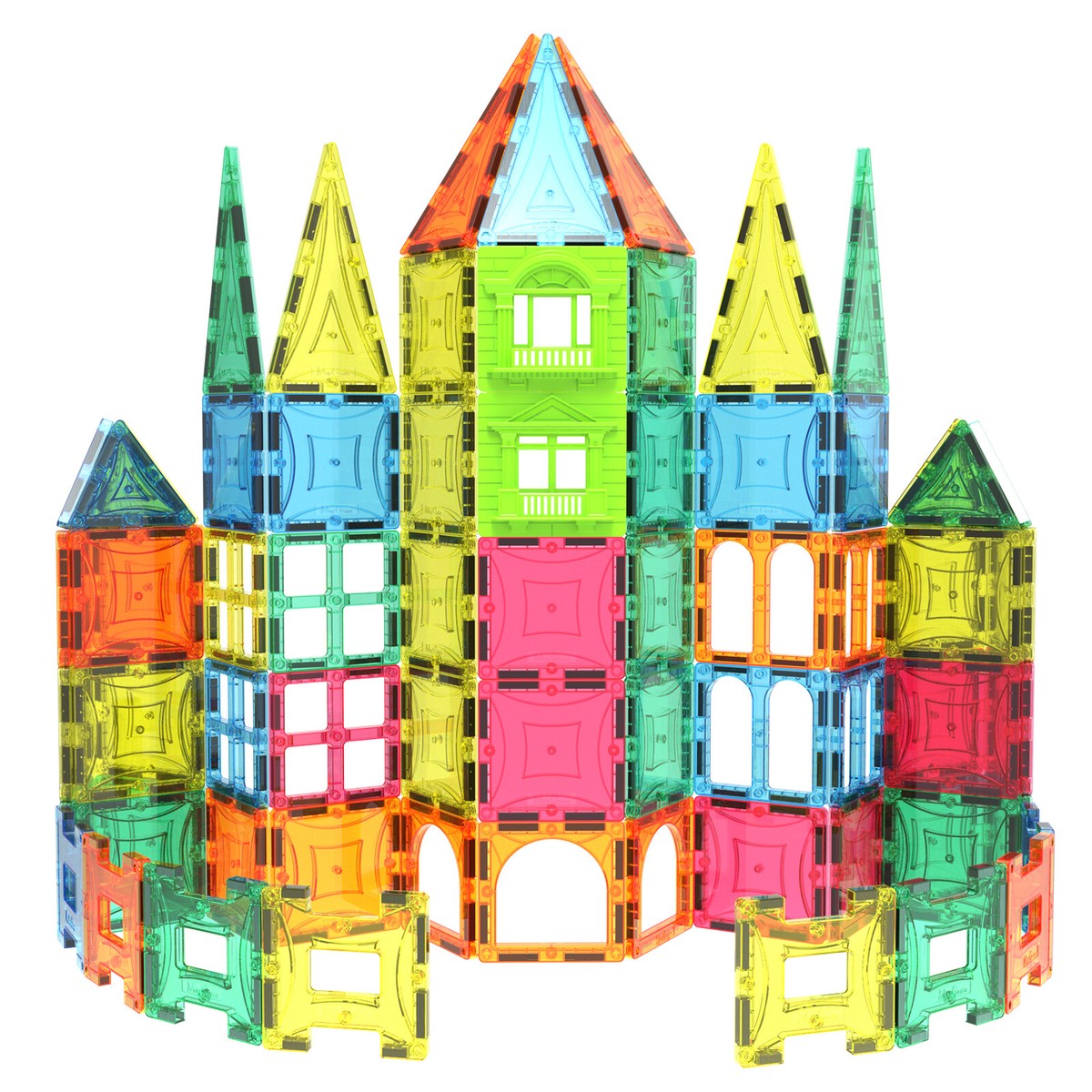 Magnet Tiles Mag-Genius Magnet Tiles 102 Piece Set And All New