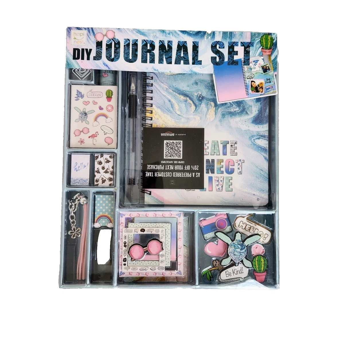 Hapinest DIY Journal Set for Girls Gifts Ages 8 9 10 11 12 13 Years Old and Up