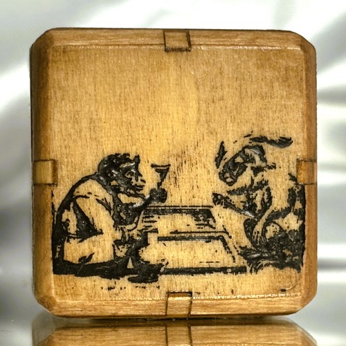 Monkey Match (Simple version) - Doubling cube for backgammon - 36mm - Picture 7 of 9