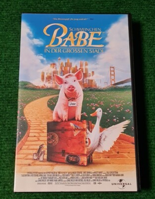 Schweinchen Babe in der großen Stadt VHS Videokassette Universal Picture Rarität
