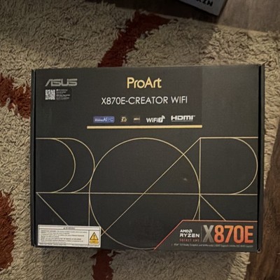 ASUS ProArt X870E-CREATOR WIFI AMD X870E DDR5 PCIe 5.0 Wi-Fi 7 USB4