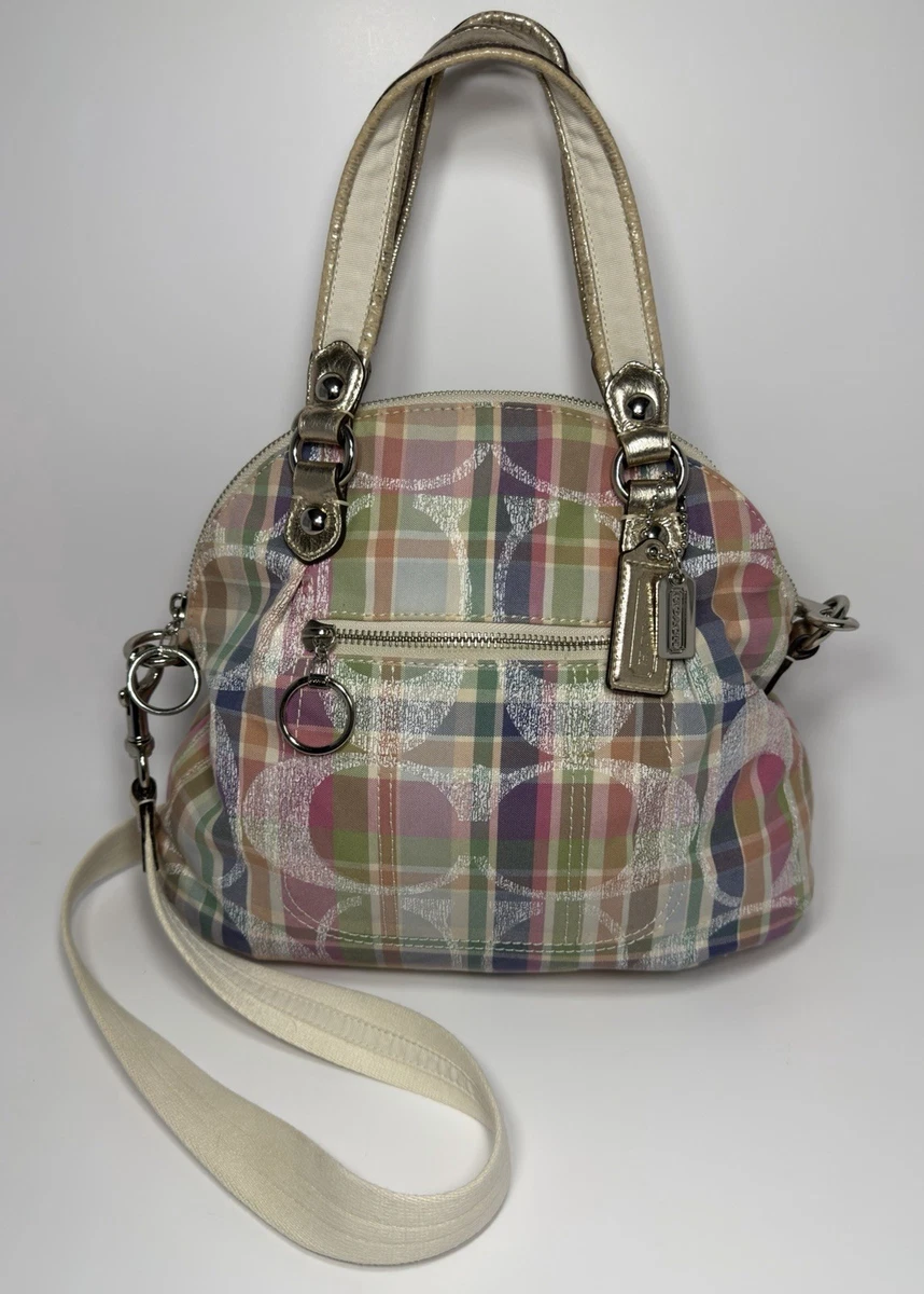 Coach Poppy Plaid Satchel/Top Handle Bag Handbags & Bags for Women