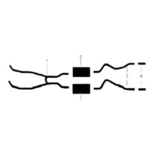1973 Ford Torino 351 Engine Dual Exhaust System