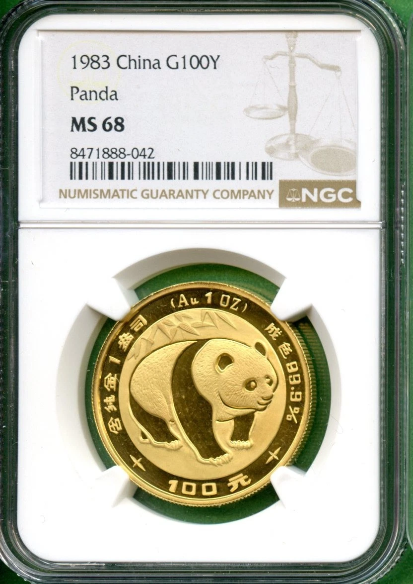 Chinese Panda MS 68 Grade Gold Bullion Coins for sale | eBay
